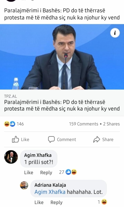 Demokratet masakrojne Bashen me komente