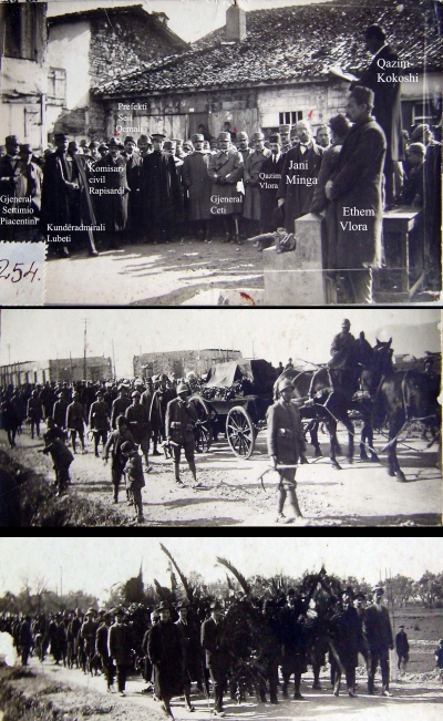 100 vjet nga vdekja e Ismail Qemal Vlorës, fotot e ceremonisë së varrimit