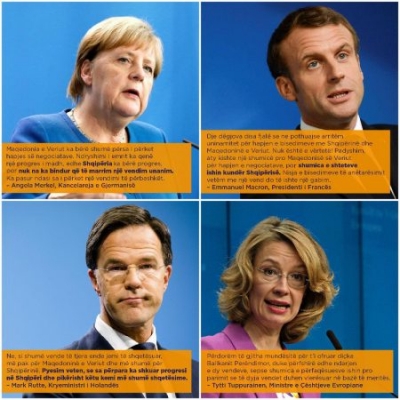 Rama e vuri përballë Zaev, Basha citon Merkel, Macron dhe Rutte: Shqipëria nuk na bindi për një vendim unanim