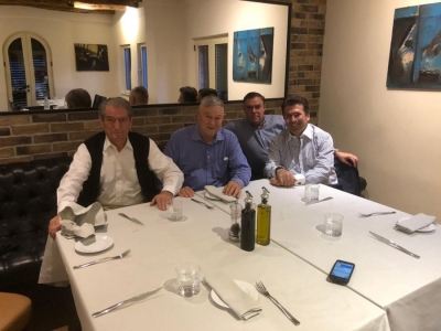 FOTO/ Kriza politike, Berisha e Mediu darkë pune me kongresmenë amerikanë