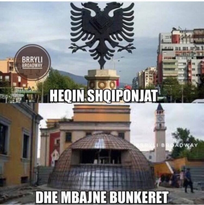 Heqin shqiponjat dhe mbajnë bunkerët!