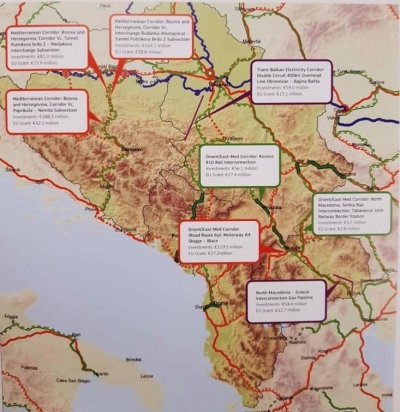 Ja harta e vendeve të Ballkanit që përfituan fonde nga BE, Shqipëria me Ramën nuk mori asnjë cent