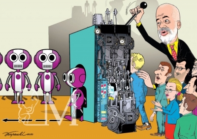 Një karikaturë e Kapexhiut dhe një kërkesë e Murrizit si Rama