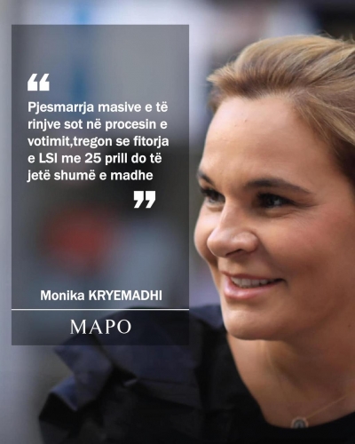 Kryemadhi:"Pjesëmarrja masive e të rinjve sot ,tregon se fitorja e LSI me 25 prill do të jete shumë me e madhe".