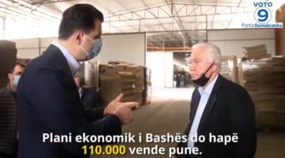 Basha publikon videon:Rama është problemi. Më 25 prill e gjithë Shqipëria voton 9, për punësim dhe ndryshim!