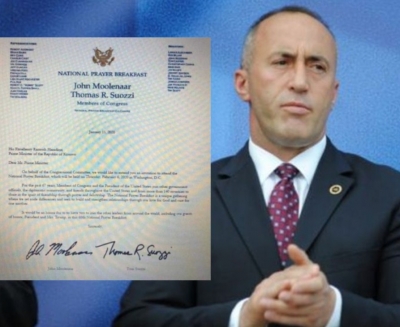 Haradinaj ftohet në SHBA për Lutjet e Mëngjesit