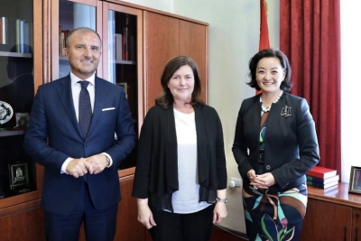 Kim e Soreca në zyrën e Vitore Tushës pas largimit të Dvoranit: Një Gjykatë Kushtetuese funksionale kusht kyç për në BE, roli i KED-së i rëndësishëm