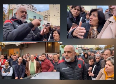 Rama përzë banoren nga takimi: Provokatore, ik largohu!