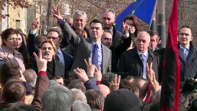 Protesta e opozitës/ Basha dhe Kryemadhi ndajnë detyrat