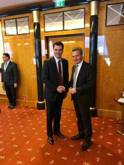 Basha takon Komisionerin europian për Buxhetin: Angazhim maksimal për projektet që zhvillojnë vendin