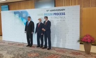 Procesi i Brdo-Brijunit/ Presidenti Meta merr pjesë në takimin e 10 udhëheqësve në Slloveni, pritet nga Pahor dhe Milanoviç