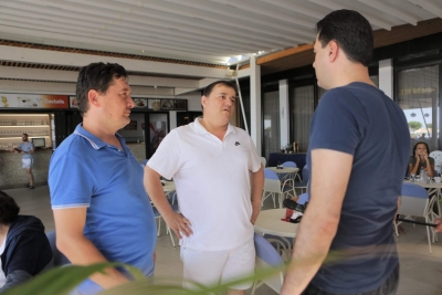 Basha ne Shengjin me operatore turistike/RAMAVIRUSI ka deshtuar.Do kthejme ekonomine dhe turizmin ne normalitet.