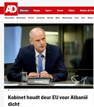 Holanda i ‘mbyll dyert’ Shqipërisë në BE, Blok: Ka rrugë të gjatë. Po tani zoti Rama?