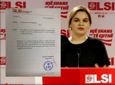 Zgjedhjet e 13 tetorit, LSI dorëzon në KQZ kërkesën për regjistrim