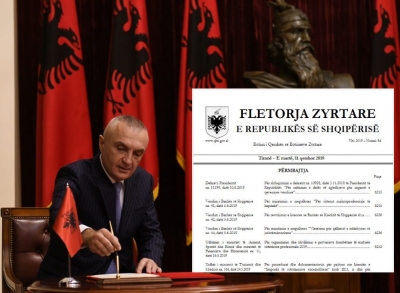Botohet në Fletoren Zyrtare, hyn në fuqi dekreti i Presidentit/ Zgjedhje më 30 qershor nuk ka