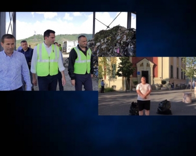 VIDEO/ Ia çojnë plehrat te dera e bashkisë, 'këshilla' e Këlliçit për Veliajn: Ju kanë dalë morrat, dizinfekto zyrat