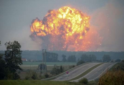 Ukrainë/ Shpërthim në një depo municionesh
