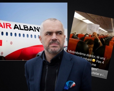 Bie fasada e Ramës për "Migjenin", qytetarët mbeten 4 orë në avionin e rilindjes