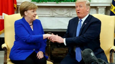‘Ajo është një grua e jashtëzakonshme’, konsiderata e Trump për Merkel
