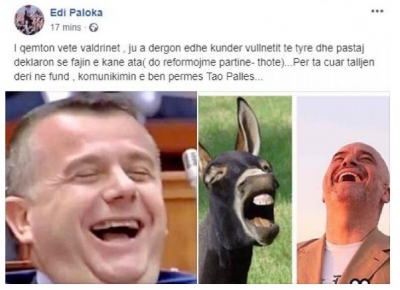 Ironia therëse e Palokës: I qëmton vetë Valdrinët dhe tani nxjerr Tao Pallën që të thotë 'fajin e kanë ata'