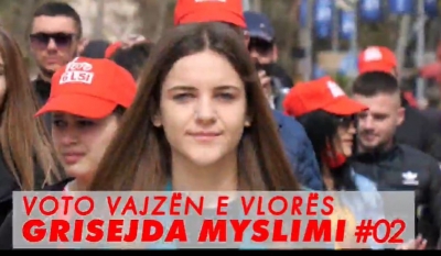 Grisejda Myslimi: Forca dhe energjia e të rinjve vlonjatë do ta shporrë “Rilindjen” nga Vlora. Do të sjellë fitoren e sigurt më 25 prill