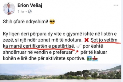 Çertifikata e pastërtisë së liqenit të Tiranës, Ina Zhupa: Veliaj gënjen, ja e vërteta