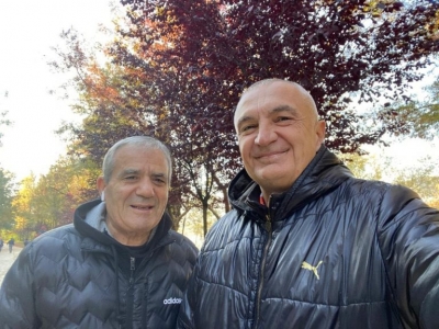 Ecja e mëngjesit nga liqeni Artificial, Meta foto me Kastriot Islamin: Përherë kënaqësi të takohesh me të!