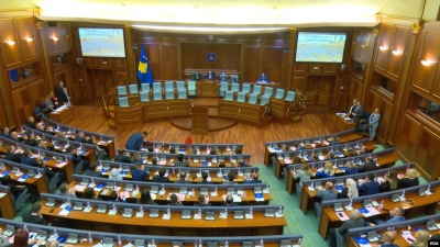 Parlamenti i Kosovës mblidhet të hënën për të votuar qeverinë