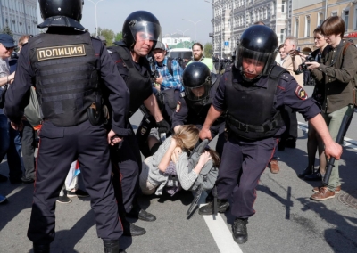 Shpërthejnë protesta kundër Putin në Rusi(foto)