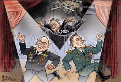 Liberalët të zemëruar me Trump, ftoi në Shtëpinë e Bardhë karikaturistin e skemës së famshme me Sorosin