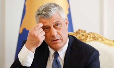 The Guardian/Presidenti i Kosovës,Hashim Thaçi, ka premtuar të japë dorëheqjen menjëherë nëse konfirmohet aktakuza për krime lufte