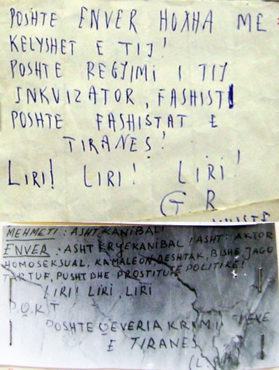 “Enveri është kryekanibal, aktor, homoseksual, kameleon, dështak, bishë, jago, tartuf, pusht dhe prostitutë politike”