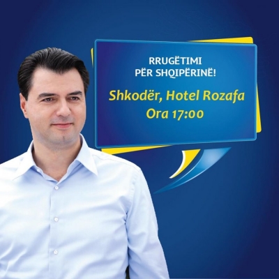 Basha: Shihemi sot në Shkodër, së bashku në Rrugëtimin për Shqipërinë!