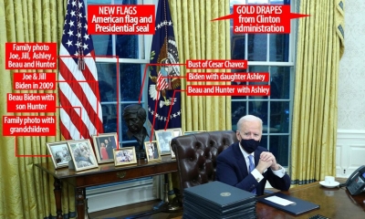 Joe Bien menjëherë nis punën, Presidenti ndryshon Zyrën Ovale