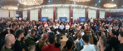 Turi i takimeve me të rinjtë, Basha në Shkodër: Braktisja e vendit ka një përgjegjës, Edi Ramën