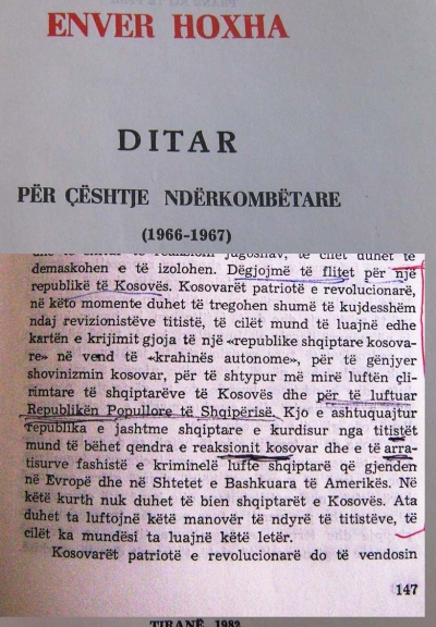 1967/E.Hoxha: Jugosllavia duhet të ekzistojë, të mbrohemi nga shovinizmi kosovar