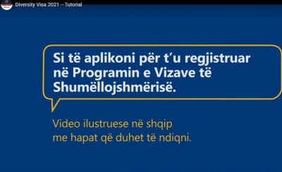 Ambasada tregon videon: Plotësojeni vetë Lotarinë Amerikane, s'keni pse të paguani njeri