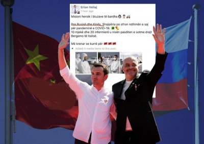 'Pas Rusisë edhe Shqipëria'/ Çfarë fsheh propaganda me mjekët për Italinë