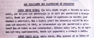 1984/Tirana, pisllëk dhe baltë, mendohet vetëm për fasadën