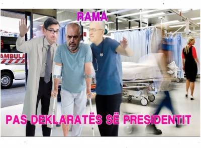 Ja si duket Edi Rama pas deklaratës së Presidentit