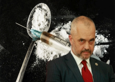 Video surprizë, kokaina thithet për shëndetin e Ramës