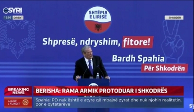 Berisha: Lulzim Brava e dorëzoi në 2019, por Shkodra qëndroi e pamposhtur