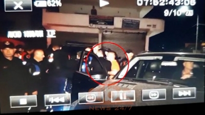Video/ Momenti i arrestimit të Balliut, zbritet nga makina dhe …