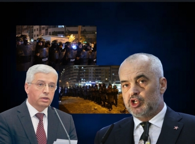 Skandali Lleshaj-Rama/ Shkelen të Drejtat e Njeriut, policia letër kundër protestave te Unaza