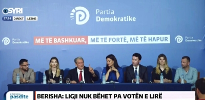 Berisha: Betejë për rikthimin e votës së lirë, Basha e shkatërroi atë