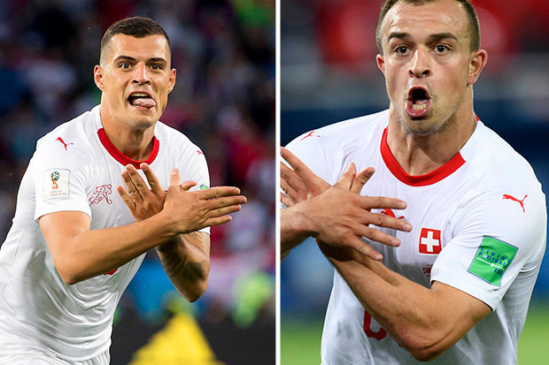 granit xhaka xherdan shaqiri serbia vs switzerland world cup russia 2018 711582