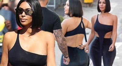 Fotogaleria/ E mrekullueshme dhe super seksi, Kardashian me stil të ri