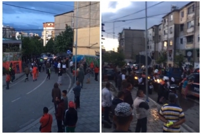 Me dhjetra qytetarë dalin në mbrëmje në protestë në Tiranë, kërkojnë ndihma nga qeveria