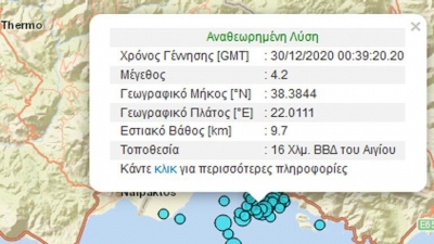 Greqia tronditet nga tërmeti, ja magnituda dhe ku ishte epiqendra