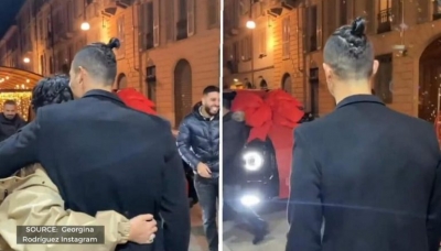 VIDEO/ Festoi 35 vjetorin, Georgina befason Ronaldon me surprizën e saj!